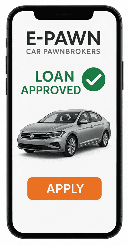 Mechanic holding a vehicle inspection checklist while examining a car’s engine — illustrating E-Pawn’s quality and safety checks for late-model cars used for pawn loans